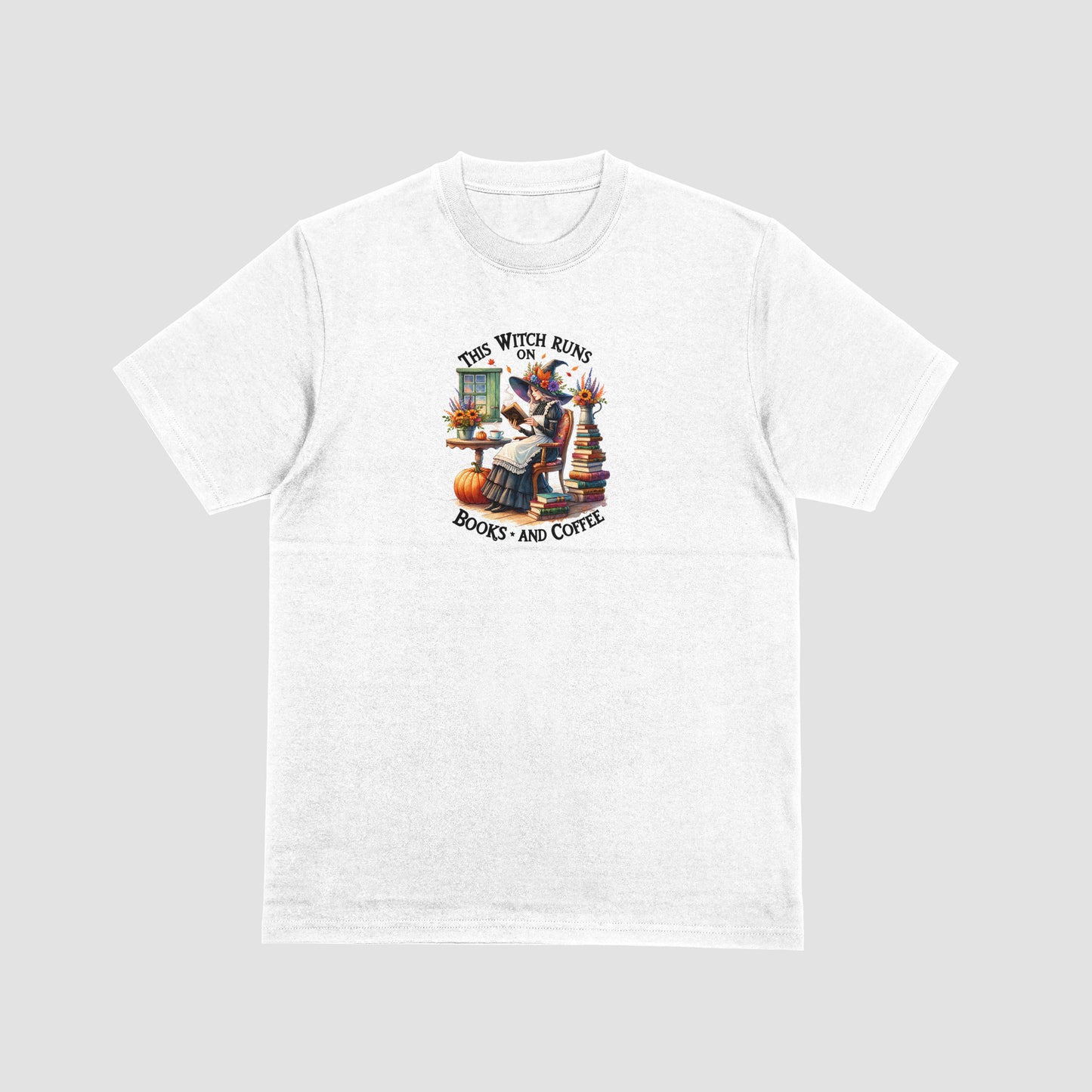 This Witch Runs On Books And Coffee