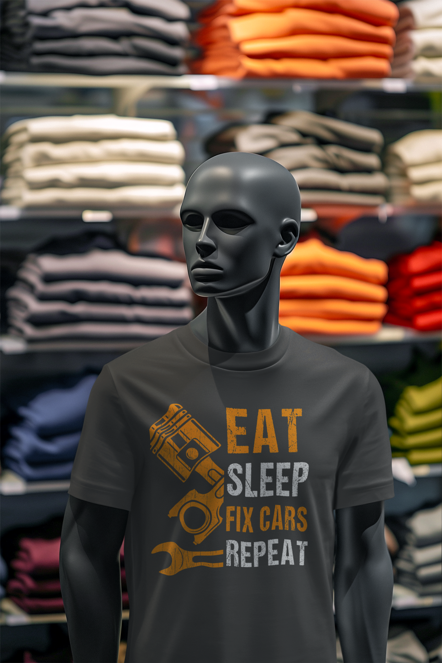 EAT, SLEEP, FIX CARS REPEAT