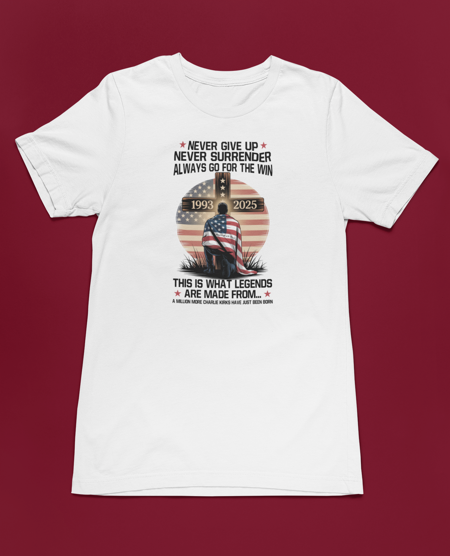 NEVER GIVE UP NEVER SURRENDER