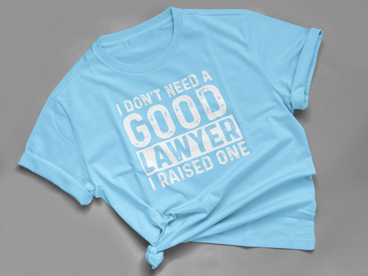 I Don't Need A Good Lawyer I Raised One