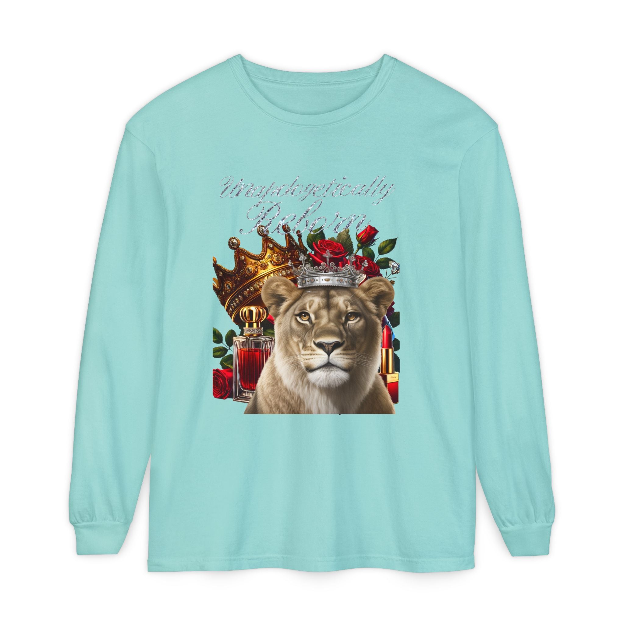 Unapologetically Reborn Long-Sleeve Tee — Strength, Redefined