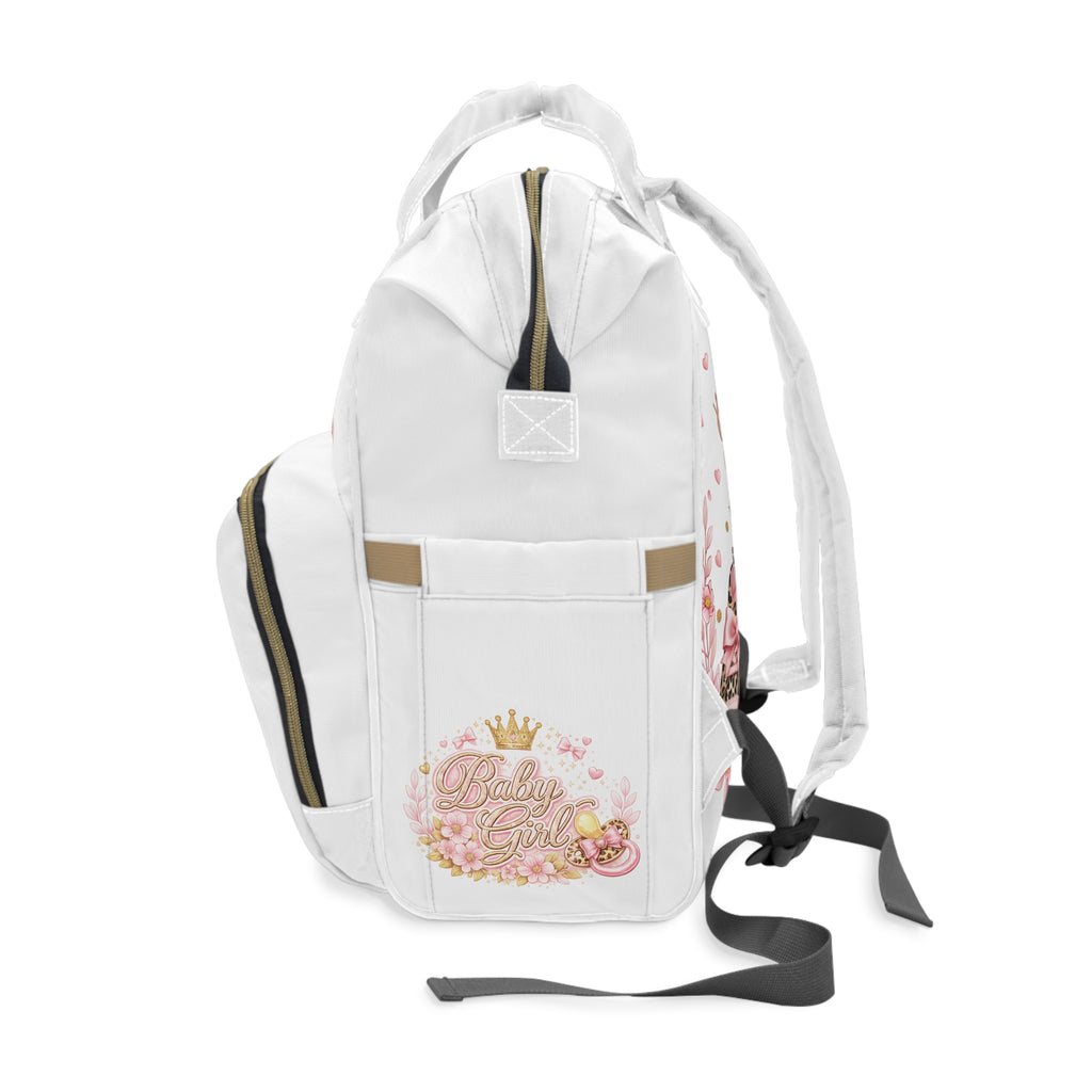 Baby Girl Princess Diaper Backpack — "The Princess Has Arrived"