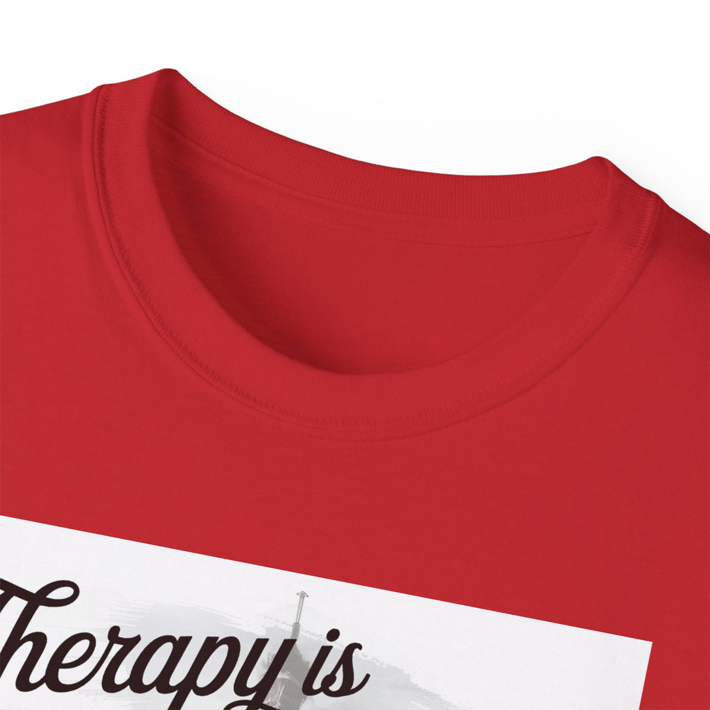Fashion Quote Tee — "Therapy Is Temporary, Fashion Is Forever" Graphic T-Shirt