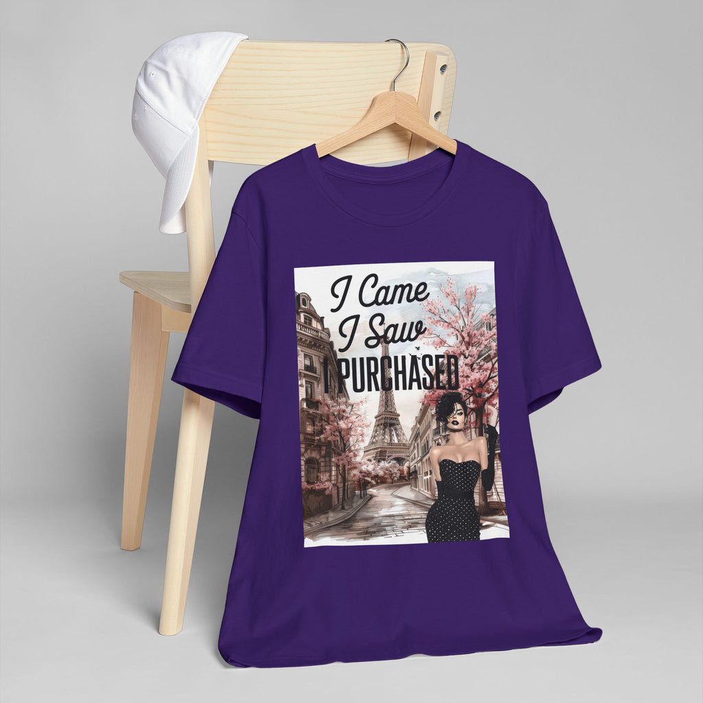 I Came I Saw Purchased Paris Fashion Tee