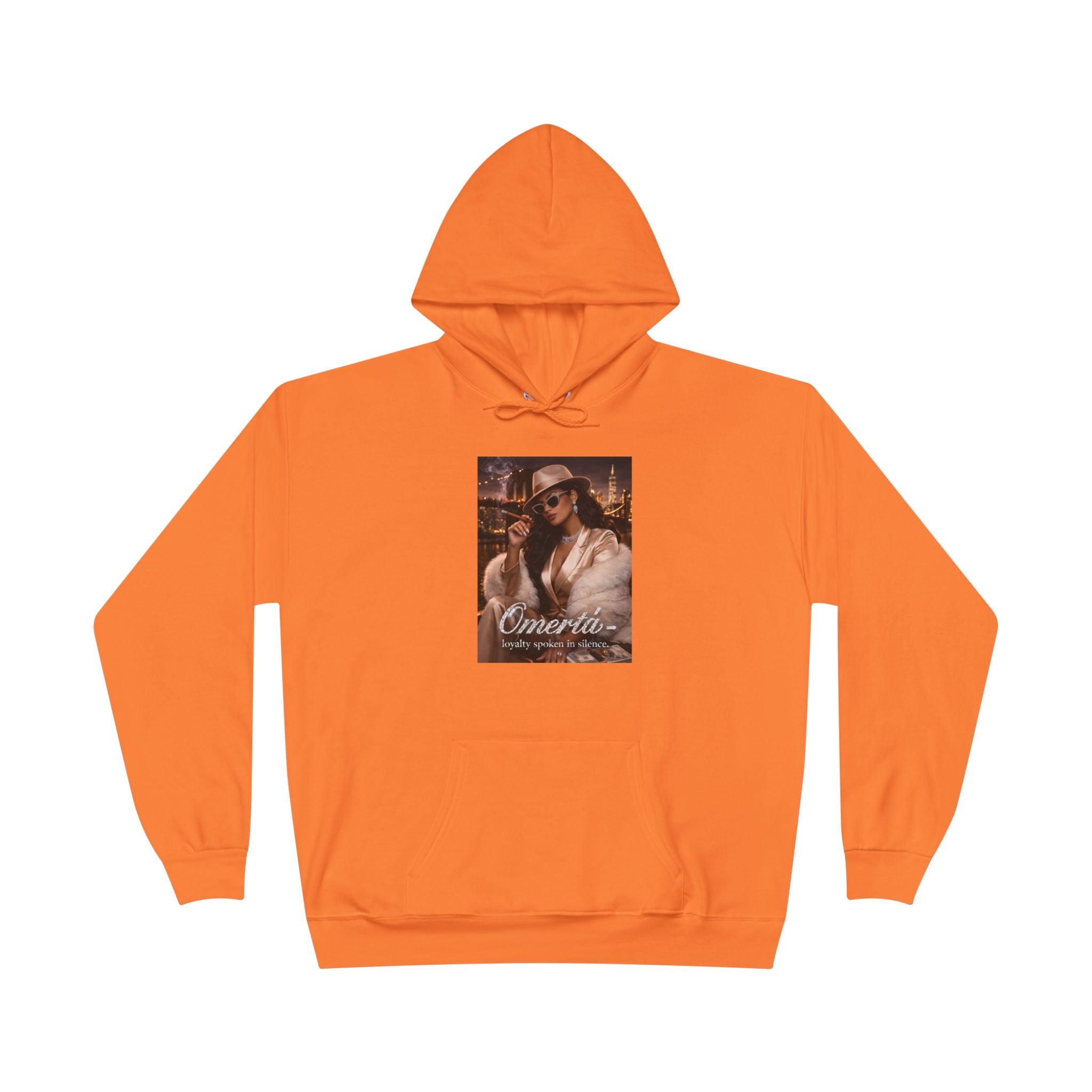 Vintage Cigarette Girl Hoodie — 'Cinerilla' Retro Pinup Pullover