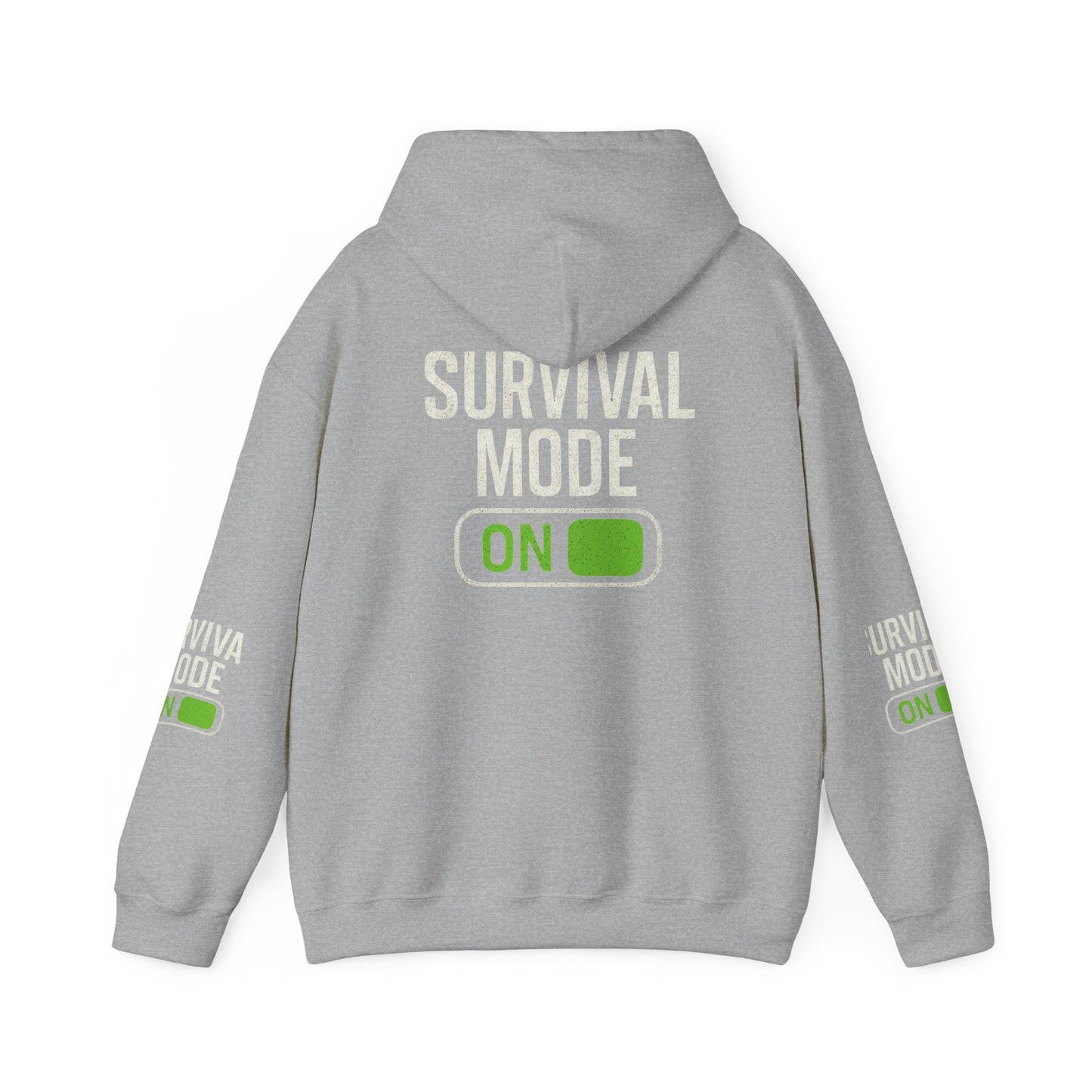 Survival Mode On Hoodie — Casual Graphic Pullover for Everyday Comfort