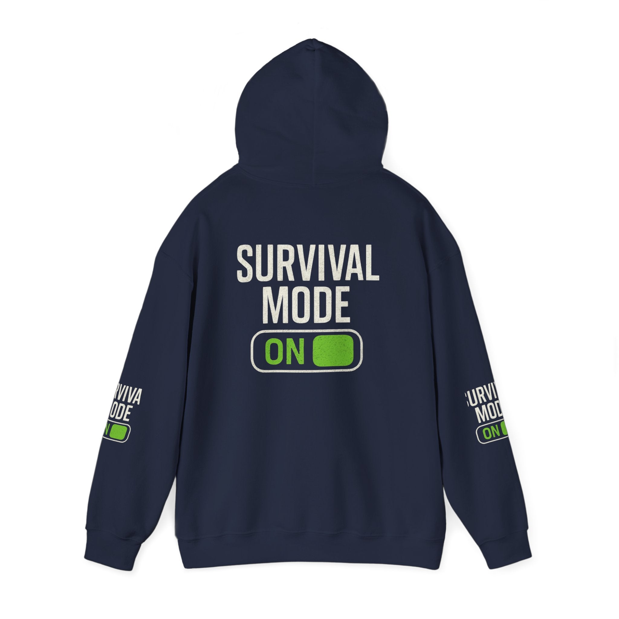 Survival Mode On Hoodie — Casual Graphic Pullover for Everyday Comfort