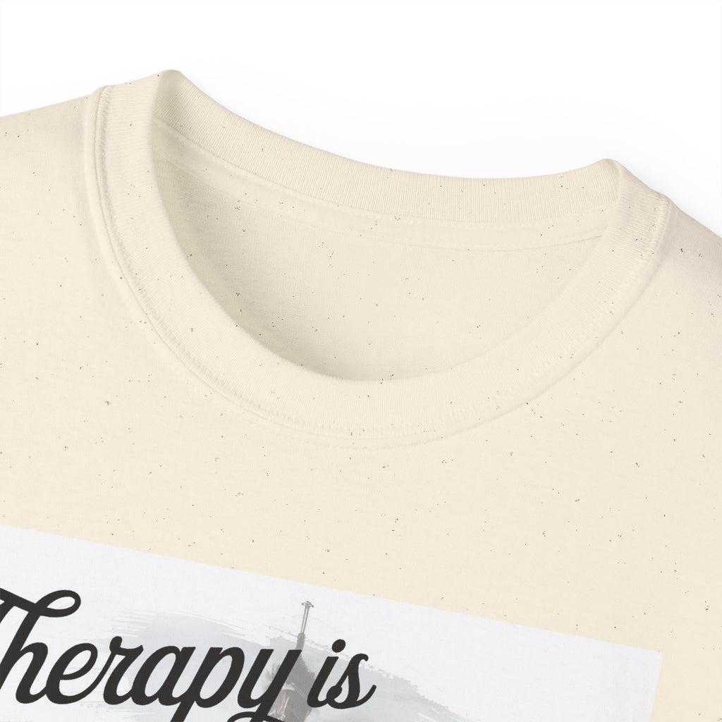 Fashion Quote Tee — "Therapy Is Temporary, Fashion Is Forever" Graphic T-Shirt
