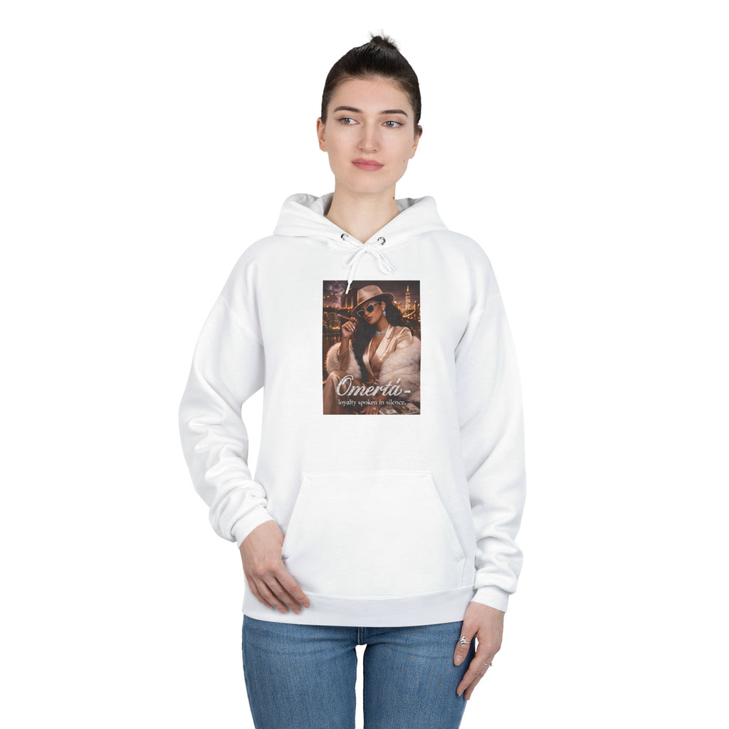 Vintage Cigarette Girl Hoodie — 'Cinerilla' Retro Pinup Pullover