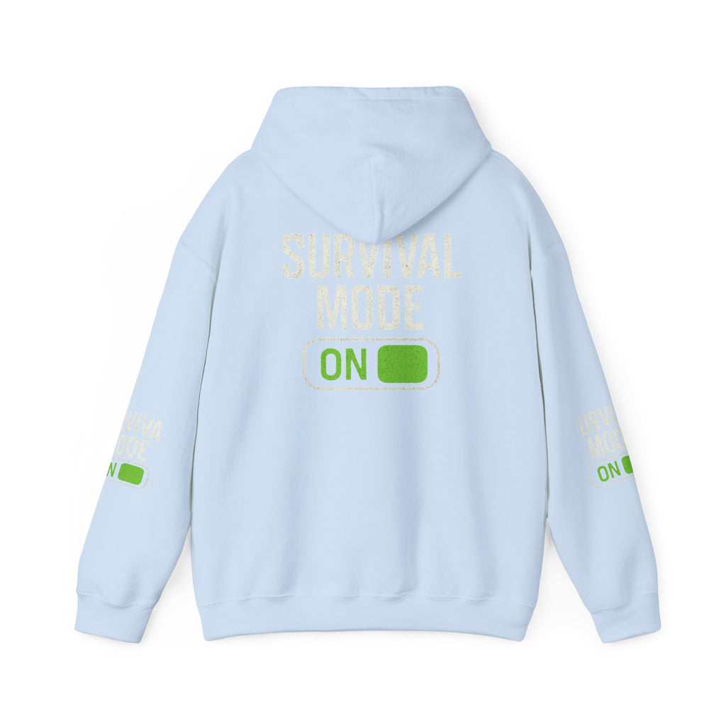 Survival Mode On Hoodie — Casual Graphic Pullover for Everyday Comfort
