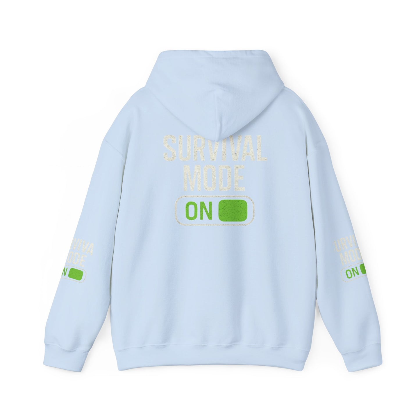 Survival Mode On Hoodie — Casual Graphic Pullover for Everyday Comfort