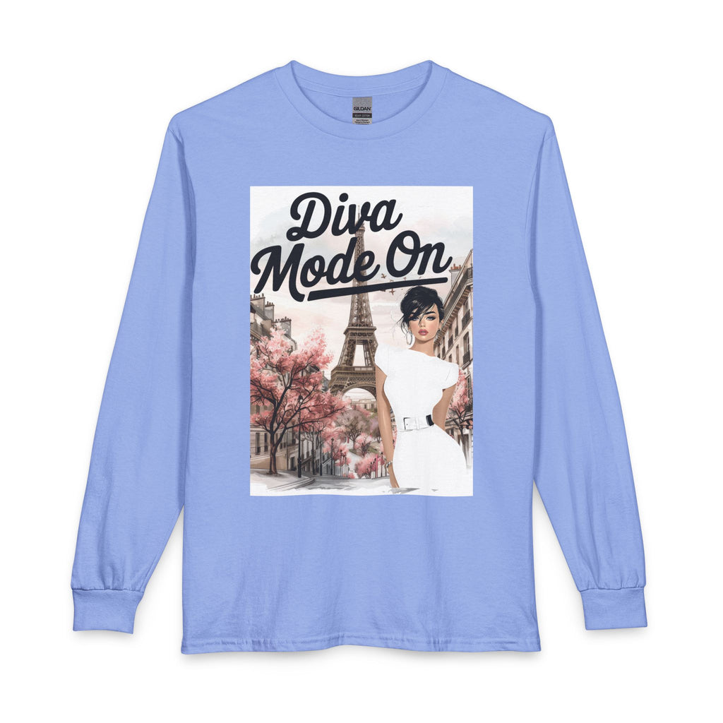 Diva Mode On Long Sleeve Tee