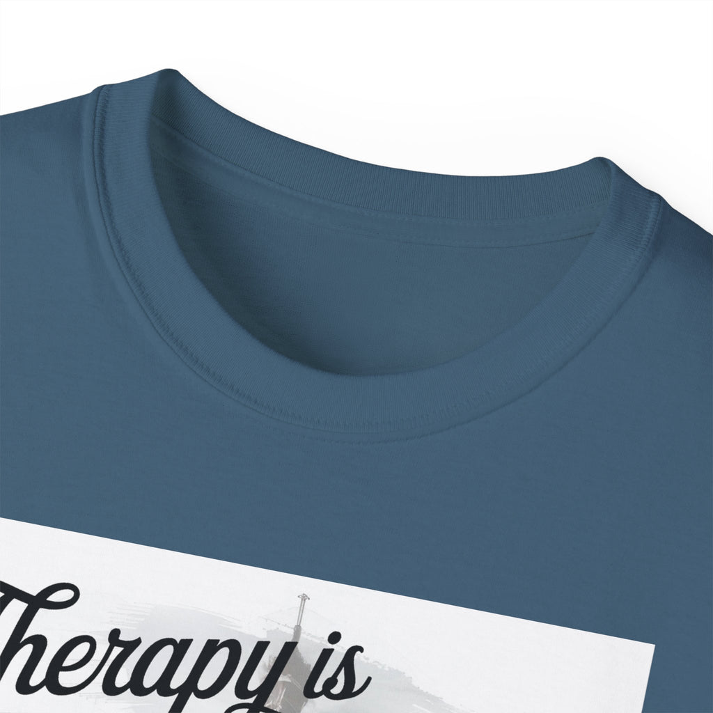 Fashion Quote Tee — "Therapy Is Temporary, Fashion Is Forever" Graphic T-Shirt