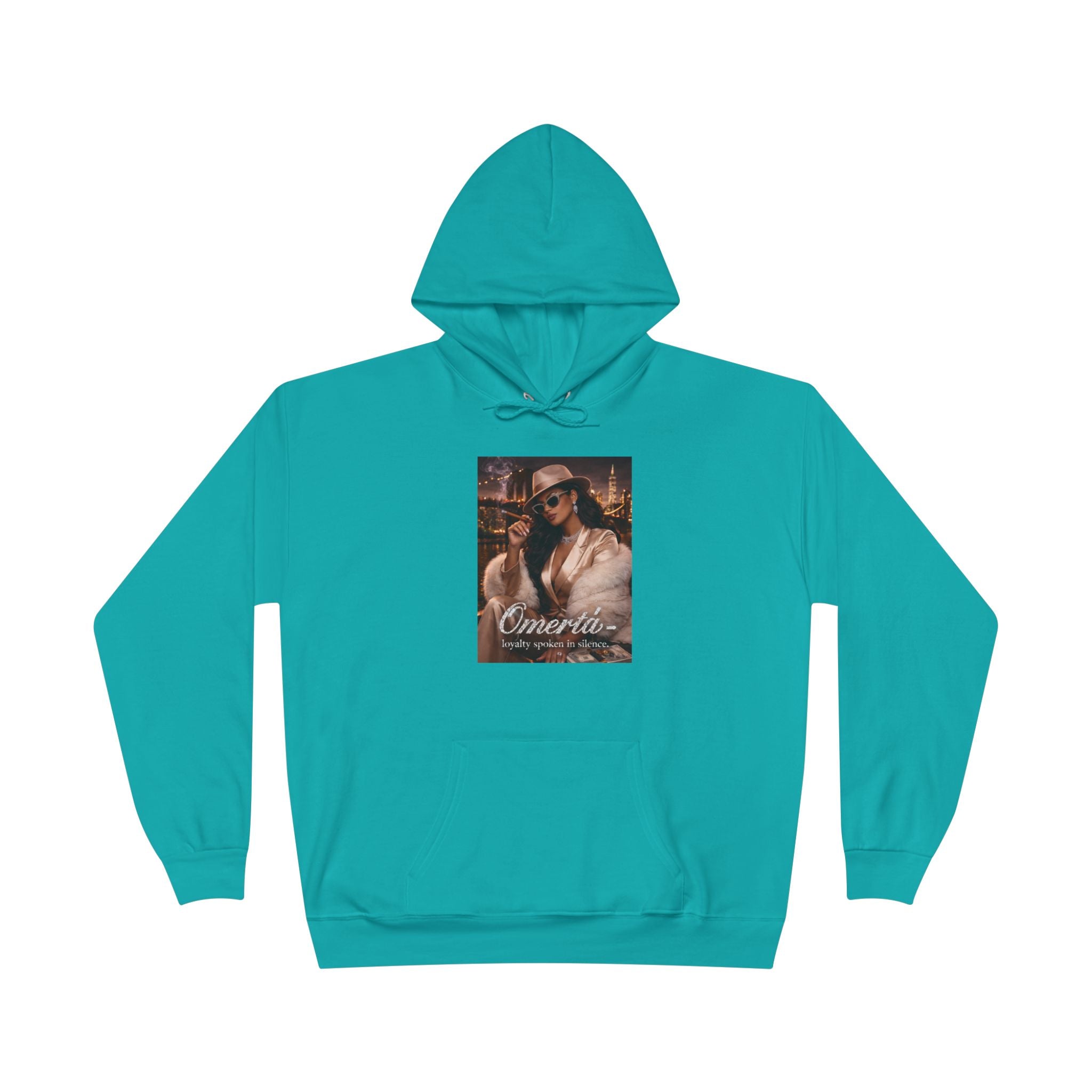 Vintage Cigarette Girl Hoodie — 'Cinerilla' Retro Pinup Pullover
