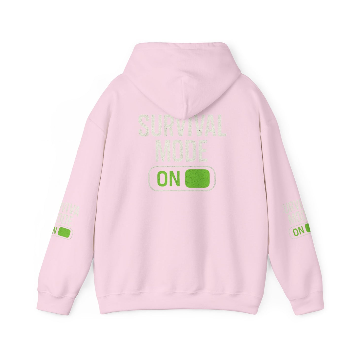 Survival Mode On Hoodie — Casual Graphic Pullover for Everyday Comfort