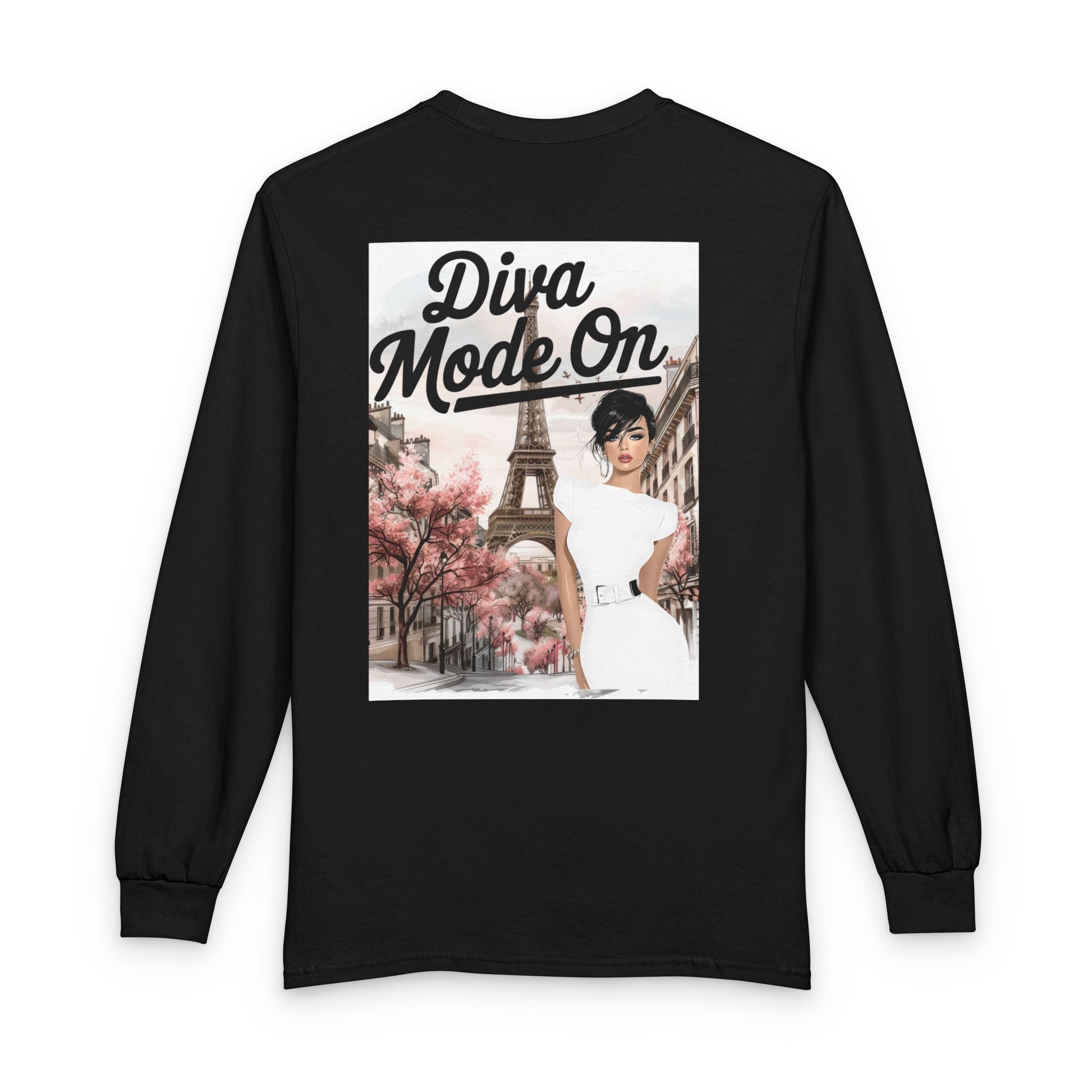 Diva Mode On Long Sleeve Tee