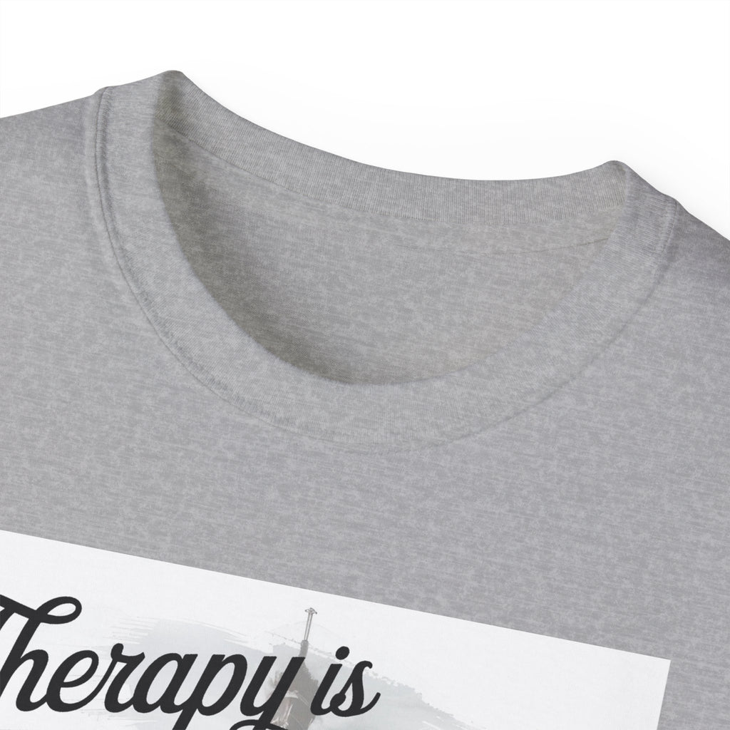 Fashion Quote Tee — "Therapy Is Temporary, Fashion Is Forever" Graphic T-Shirt
