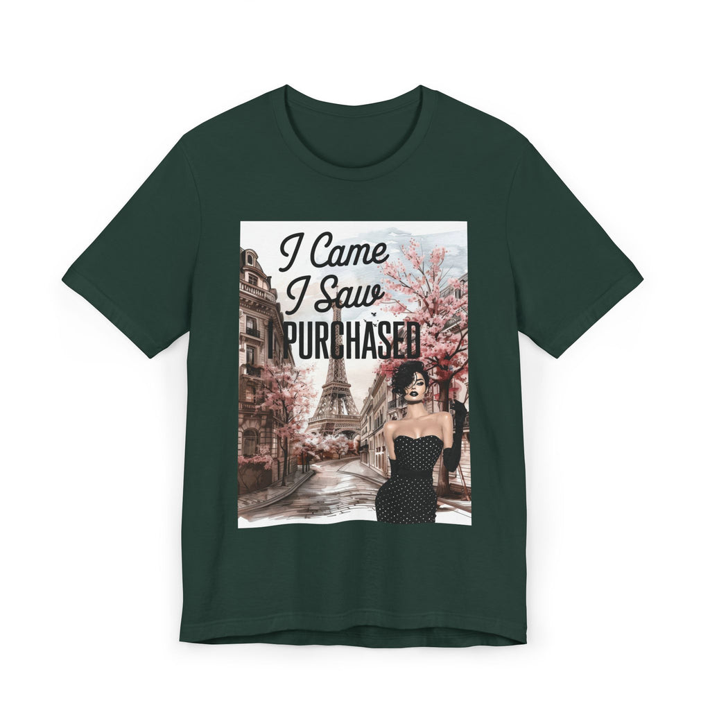 I Came I Saw Purchased Paris Fashion Tee