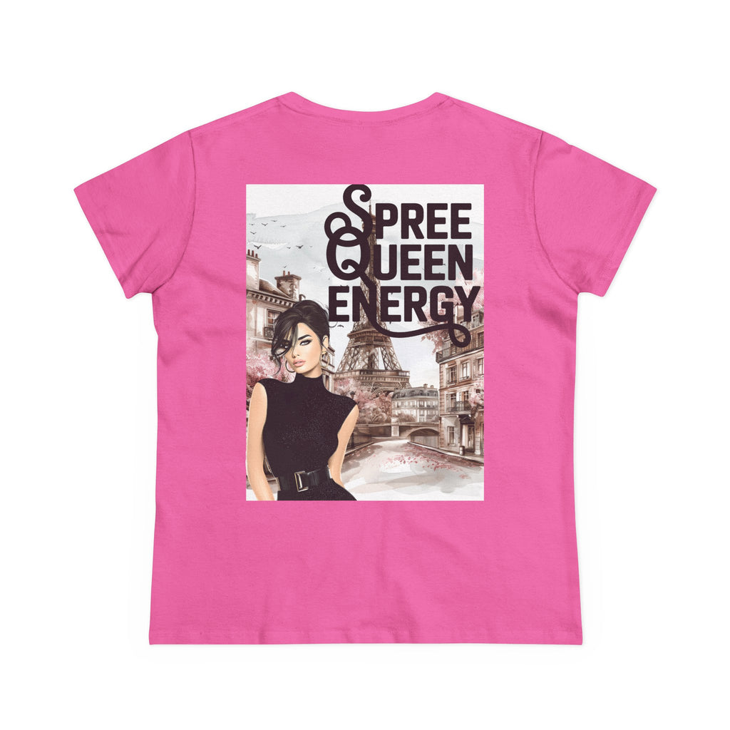 Spree Queen Energy Tee — Paris Fashion Graphic Women's T‑Shirt