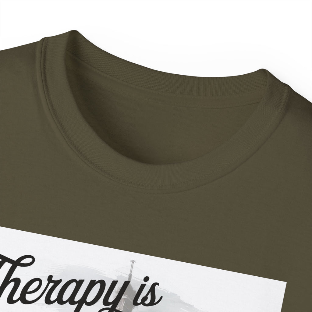 Fashion Quote Tee — "Therapy Is Temporary, Fashion Is Forever" Graphic T-Shirt