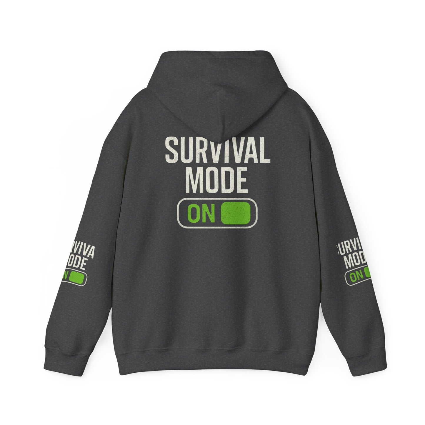 Survival Mode On Hoodie — Casual Graphic Pullover for Everyday Comfort