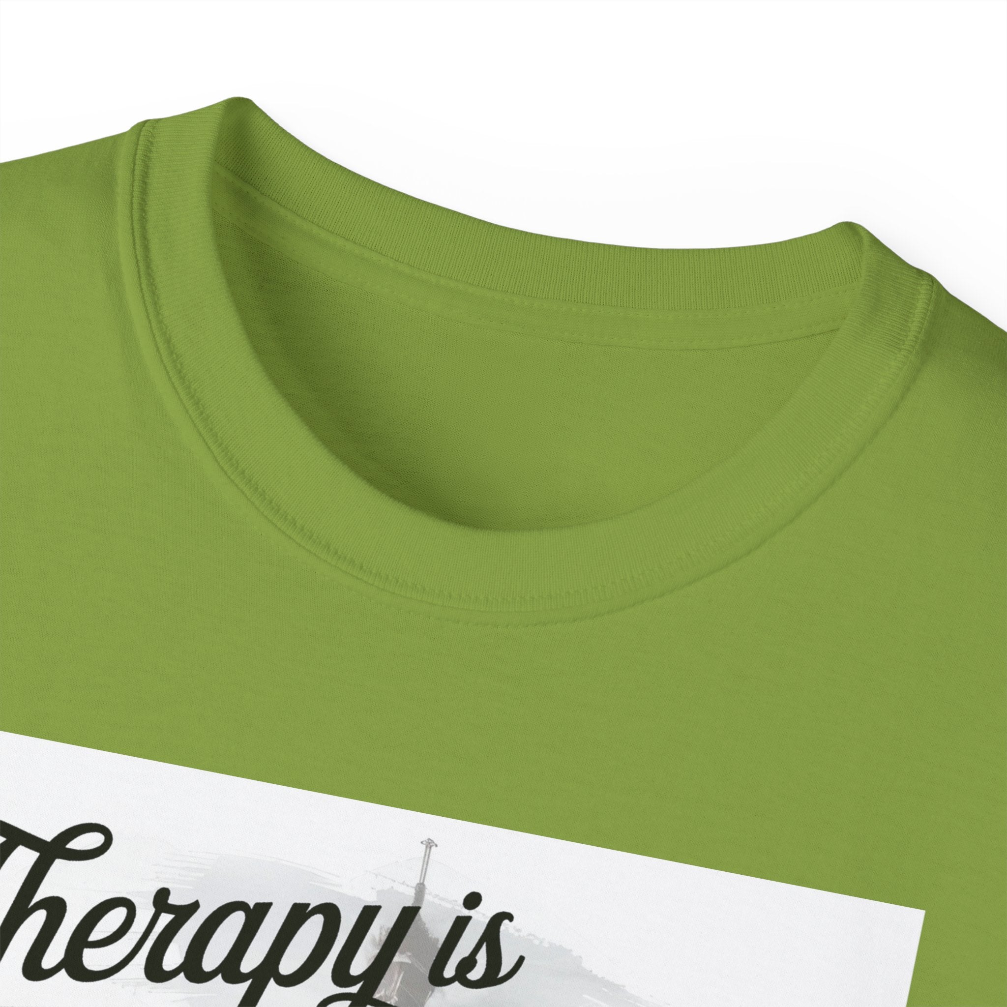 Fashion Quote Tee — "Therapy Is Temporary, Fashion Is Forever" Graphic T-Shirt