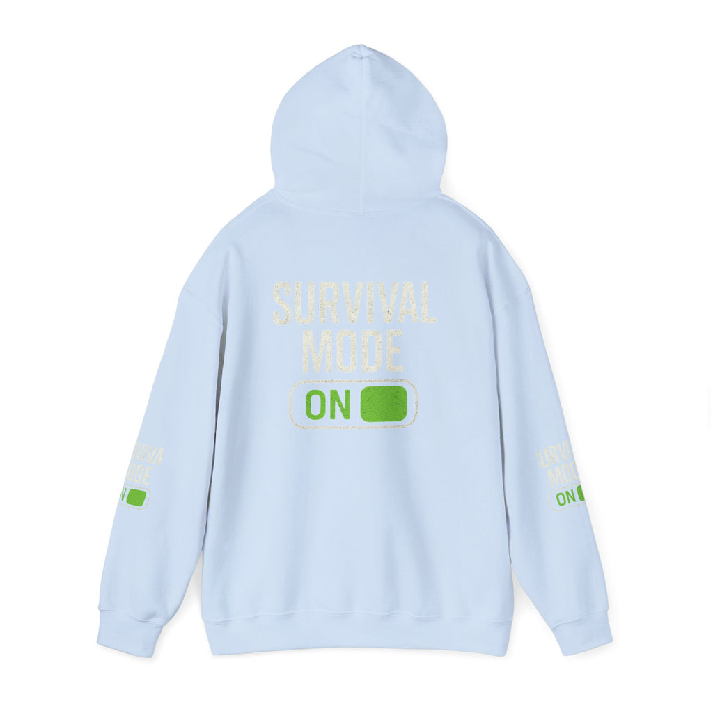 Survival Mode On Hoodie — Casual Graphic Pullover for Everyday Comfort