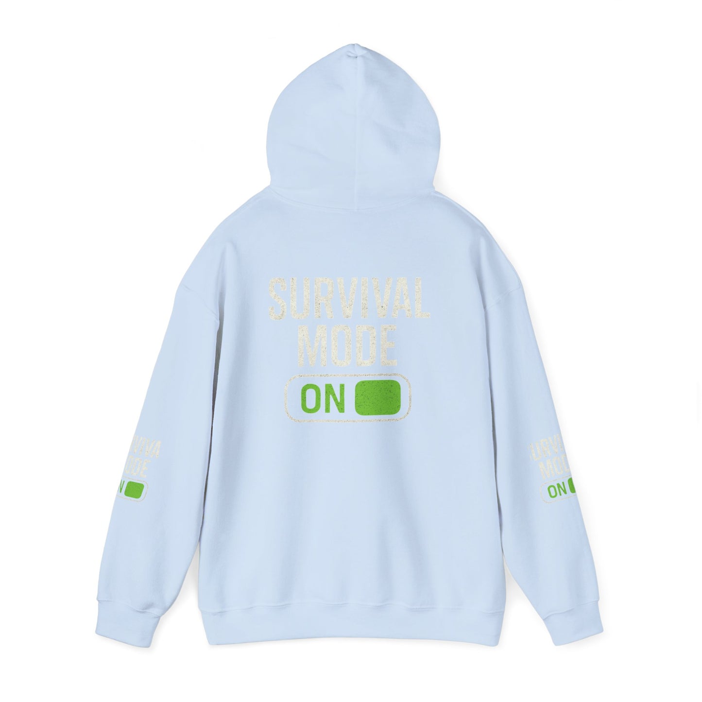 Survival Mode On Hoodie — Casual Graphic Pullover for Everyday Comfort