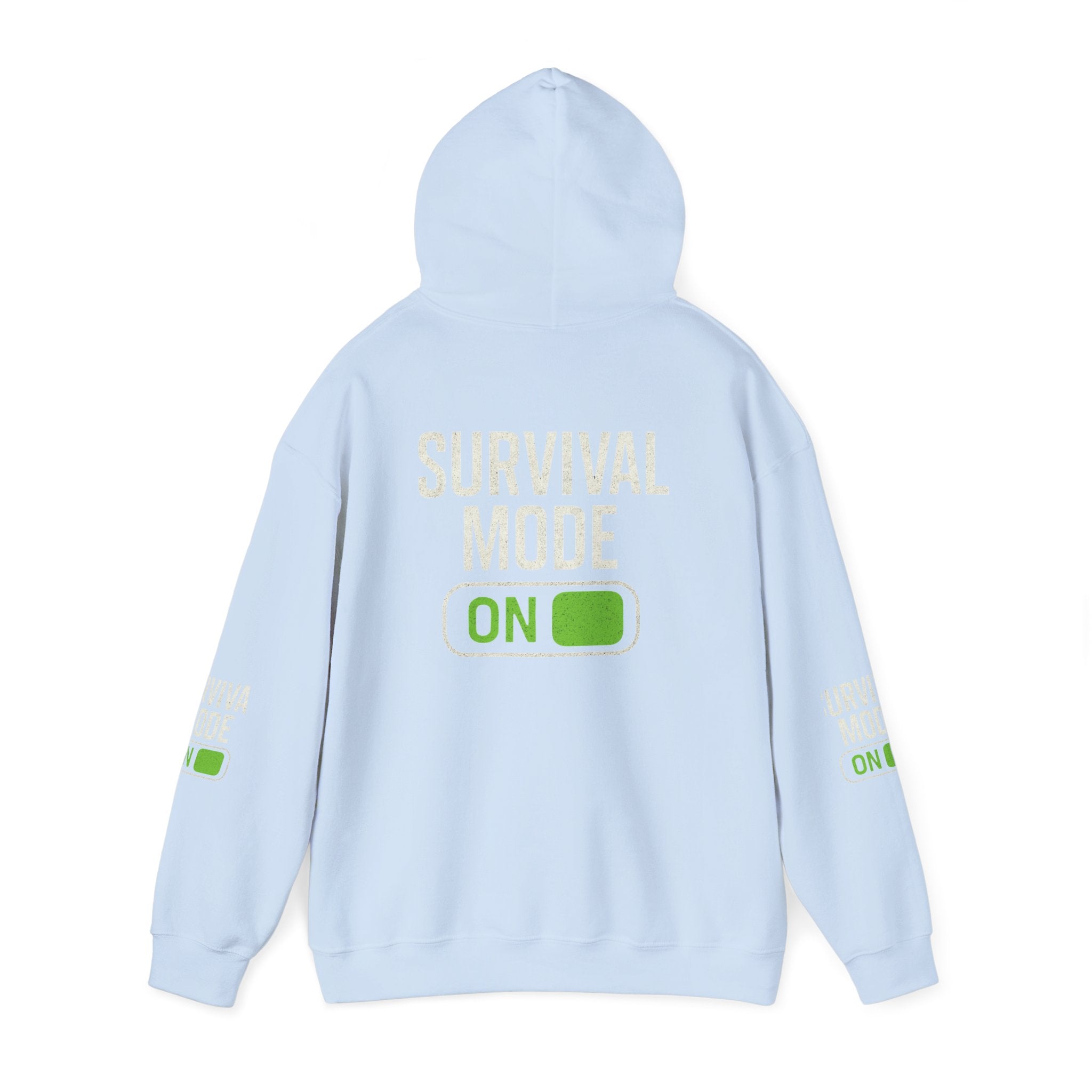 Survival Mode On Hoodie — Casual Graphic Pullover for Everyday Comfort