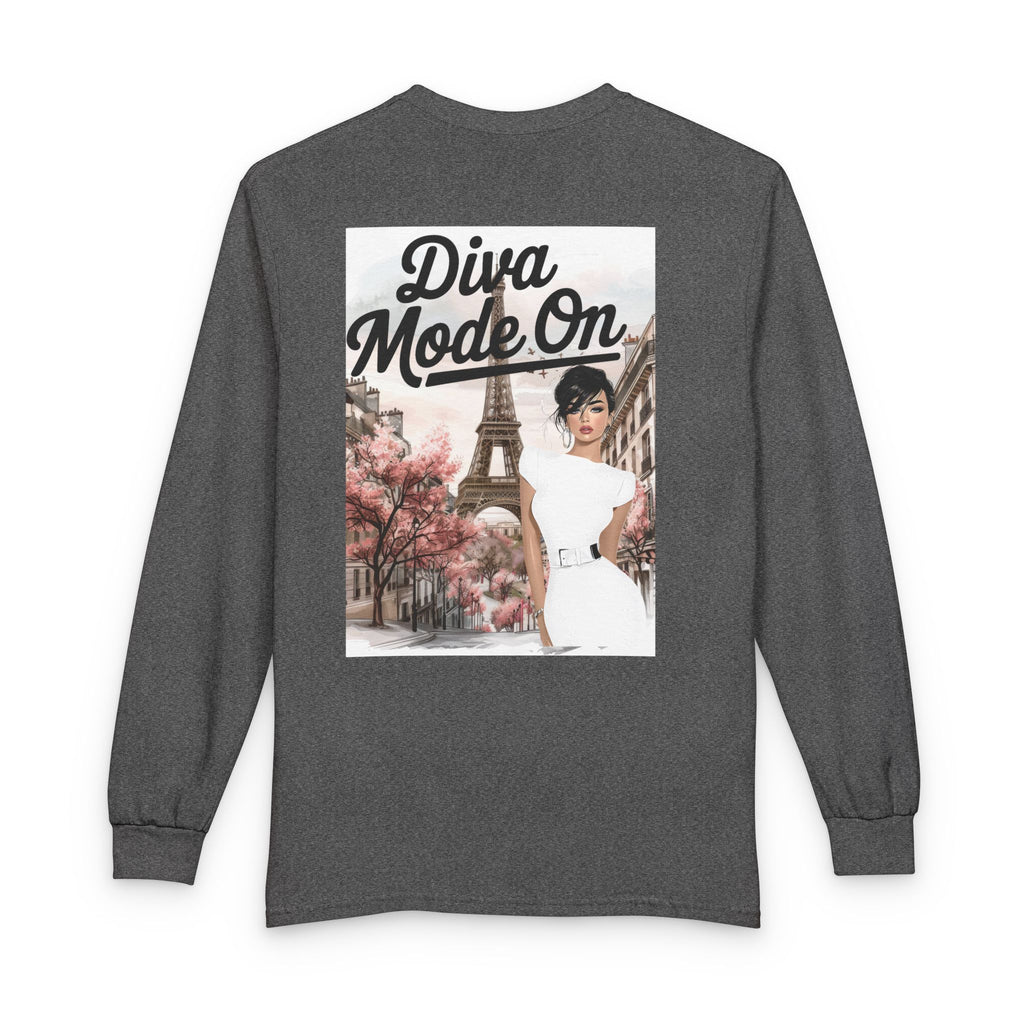 Diva Mode On Long Sleeve Tee