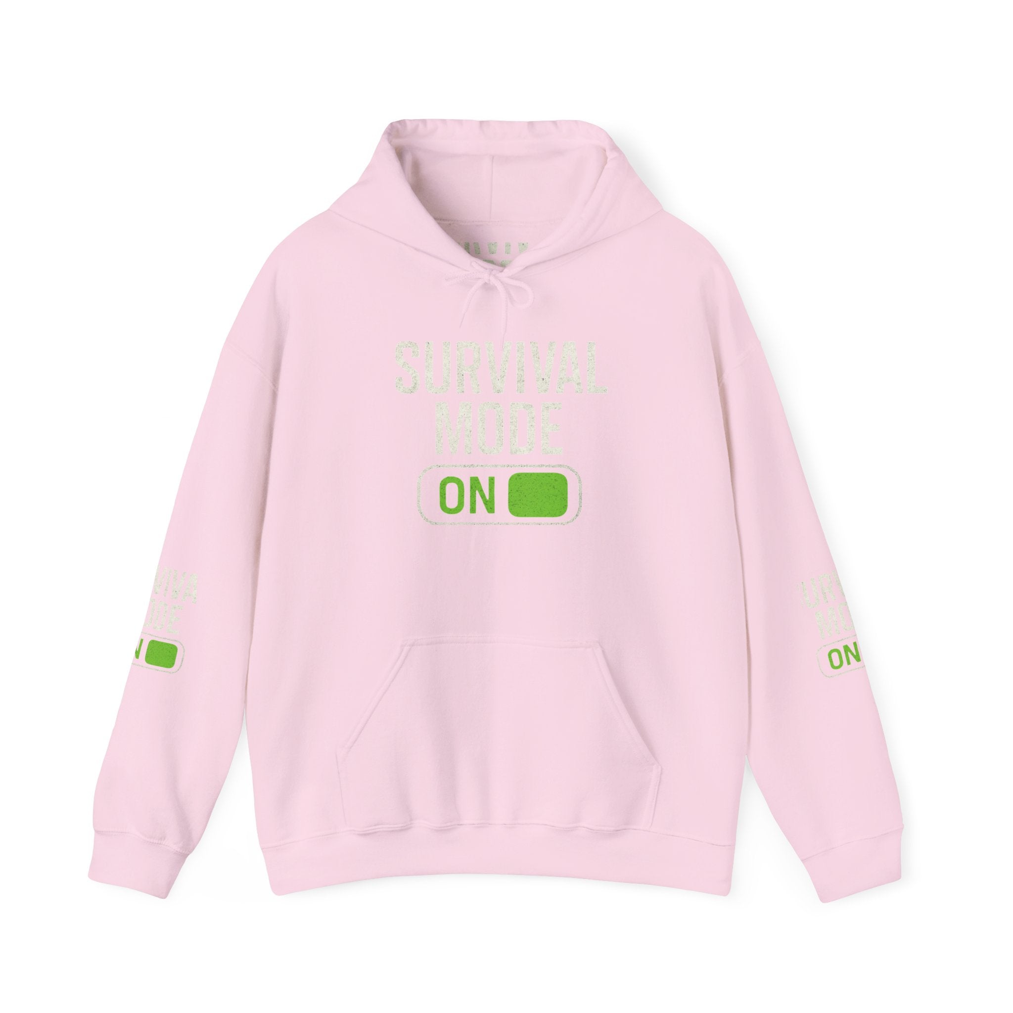 Survival Mode On Hoodie — Casual Graphic Pullover for Everyday Comfort