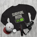 Survival Mode On Sweatshirt – Funny Survivalist Crewneck