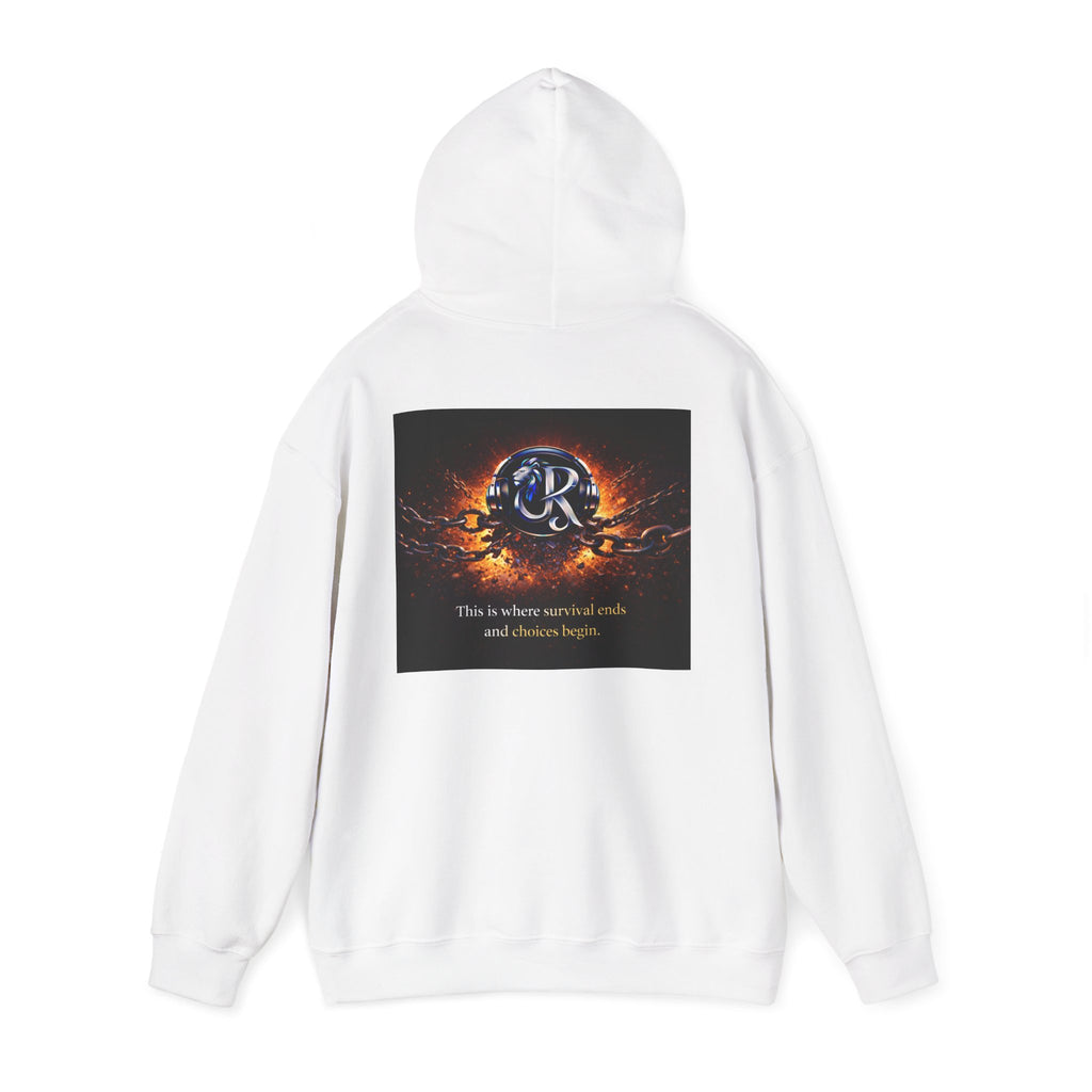 Ember Crest Hoodie — "This is where warrior souls and dreams begin" Graphic Pullover
