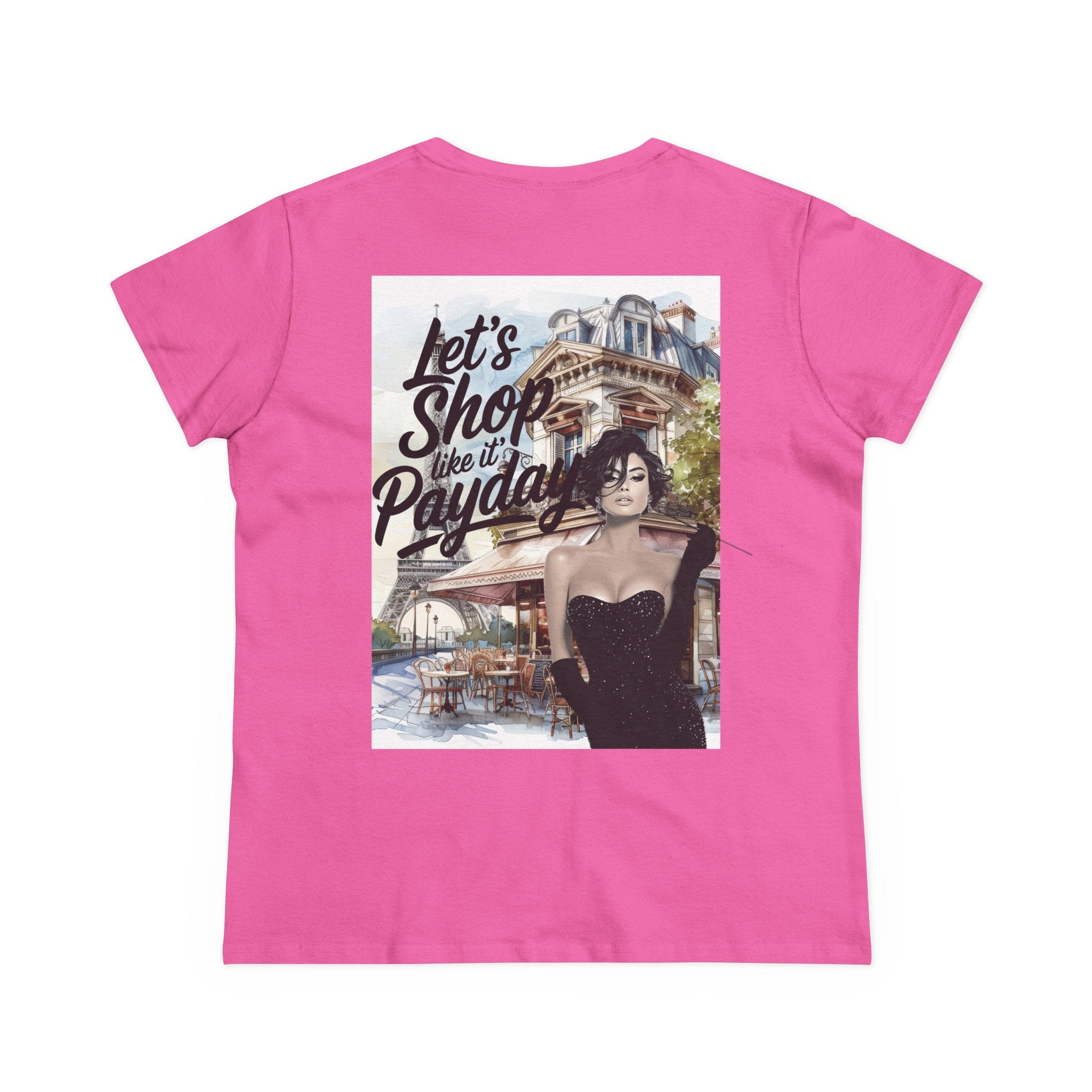 Let’s Shop Like It’s Payday Tee — Retro Chic Women’s Graphic T-Shirt