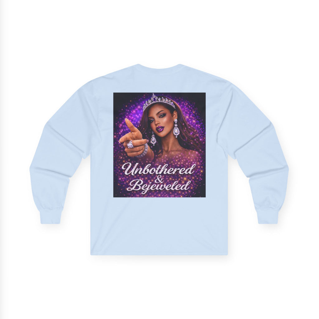 Unbothered & Bejeweled Long Sleeve Tee
