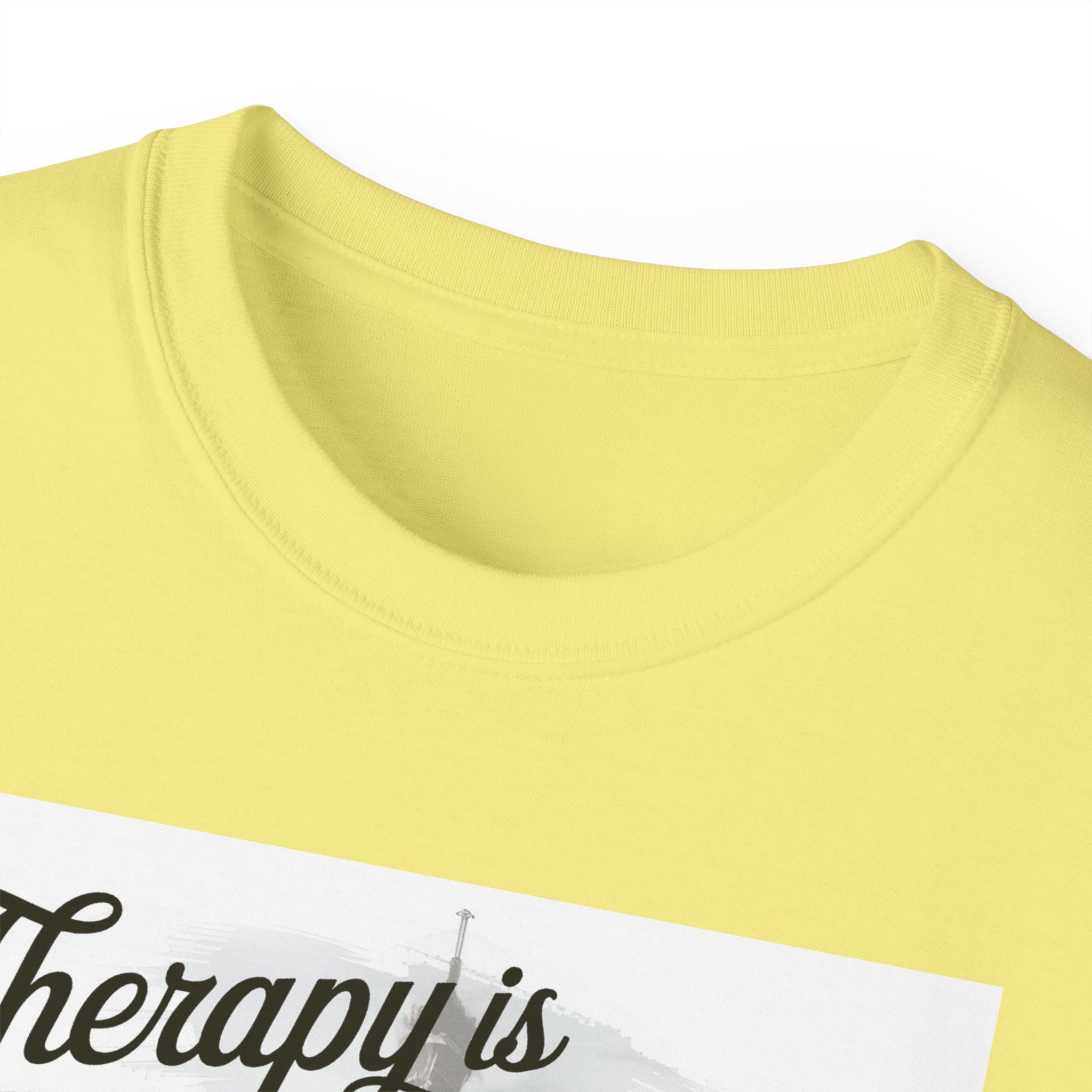 Fashion Quote Tee — "Therapy Is Temporary, Fashion Is Forever" Graphic T-Shirt