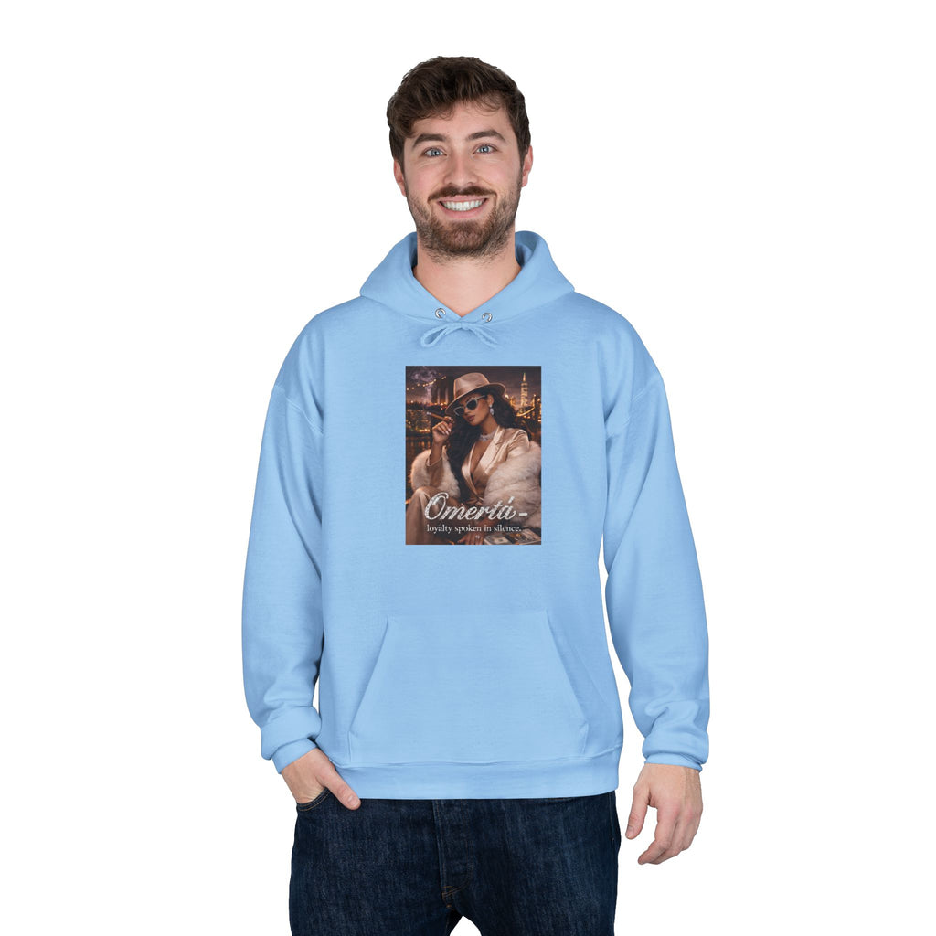 Vintage Cigarette Girl Hoodie — 'Cinerilla' Retro Pinup Pullover