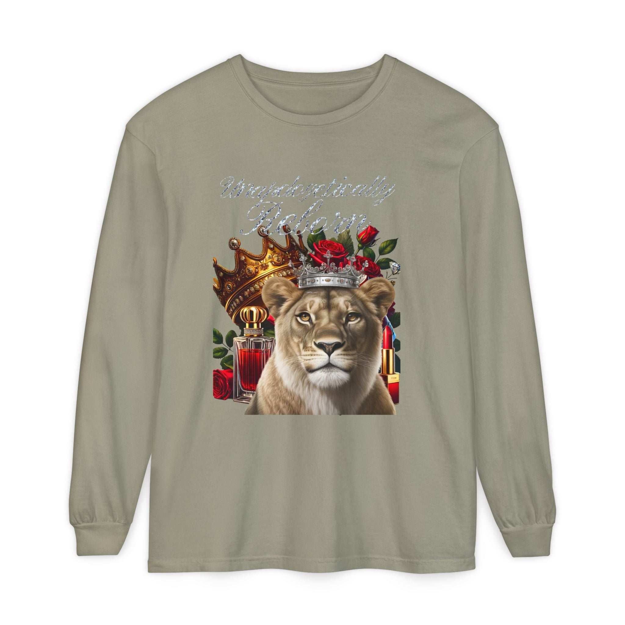 Unapologetically Reborn Long-Sleeve Tee — Strength, Redefined