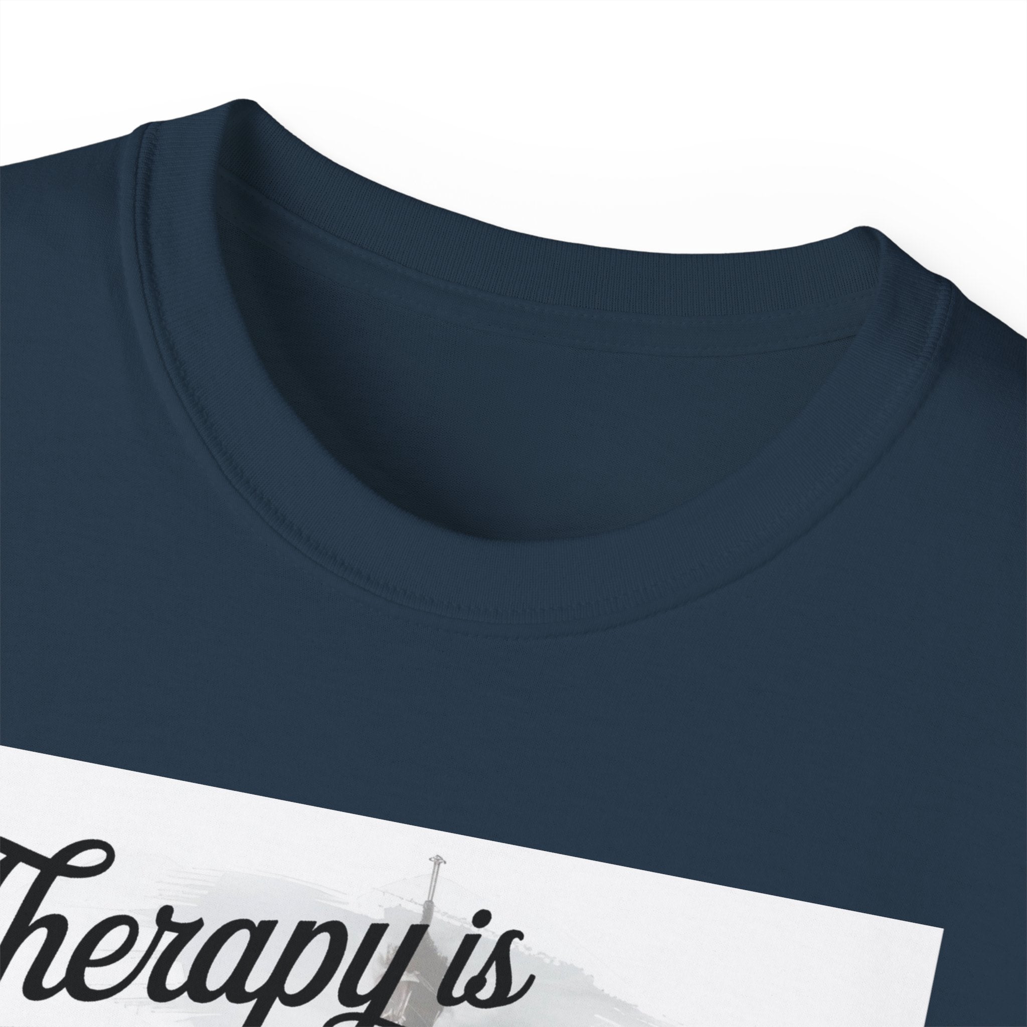 Fashion Quote Tee — "Therapy Is Temporary, Fashion Is Forever" Graphic T-Shirt