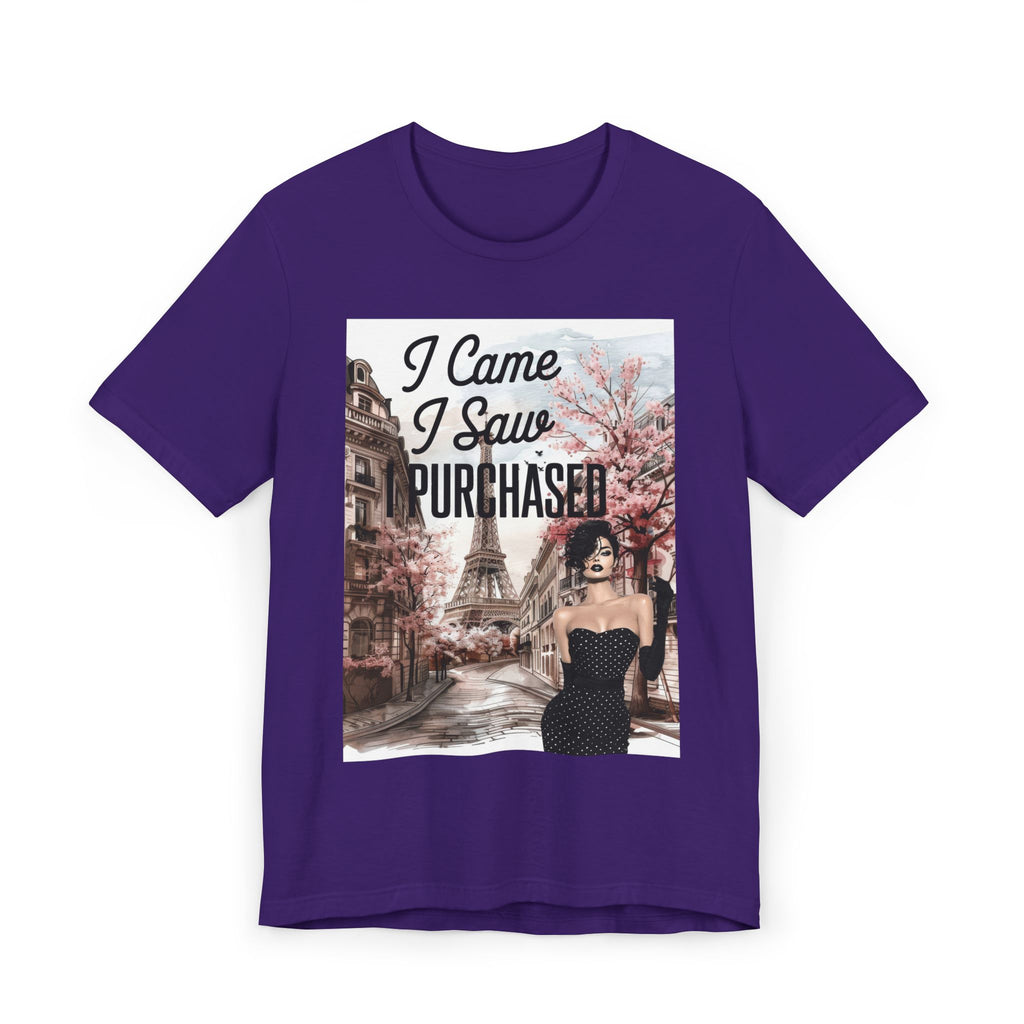 I Came I Saw Purchased Paris Fashion Tee