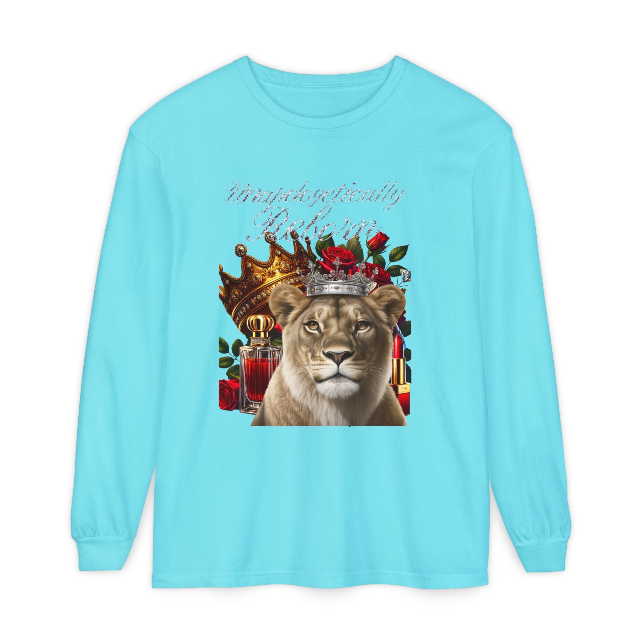 Unapologetically Reborn Long-Sleeve Tee — Strength, Redefined