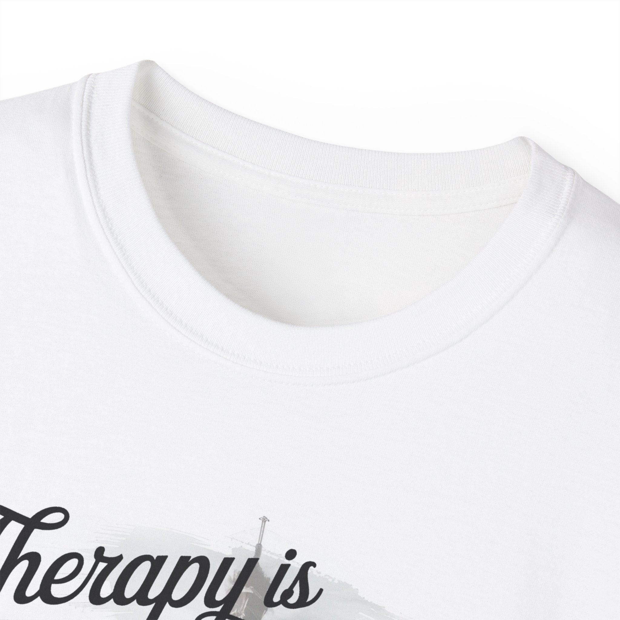 Fashion Quote Tee — "Therapy Is Temporary, Fashion Is Forever" Graphic T-Shirt
