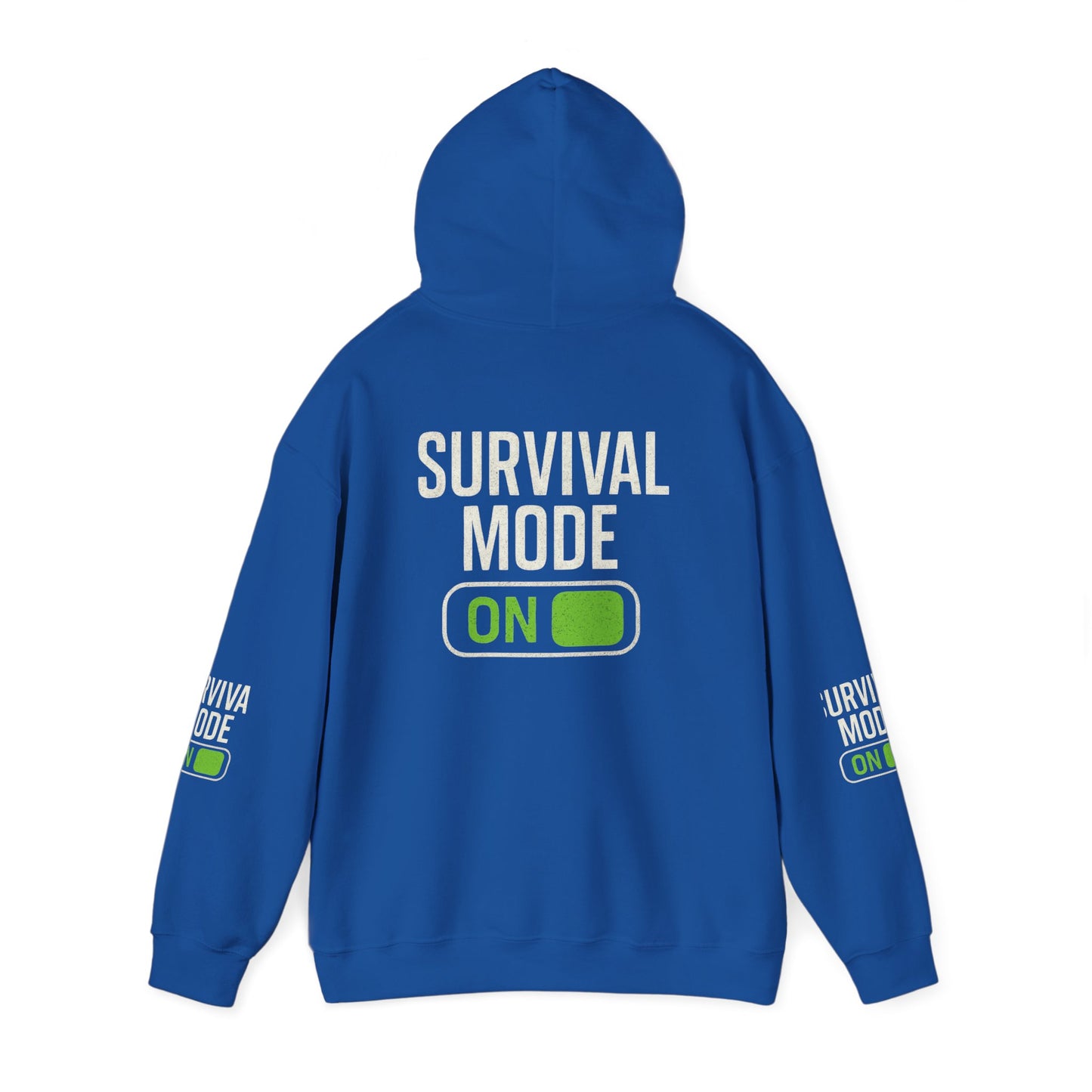 Survival Mode On Hoodie — Casual Graphic Pullover for Everyday Comfort