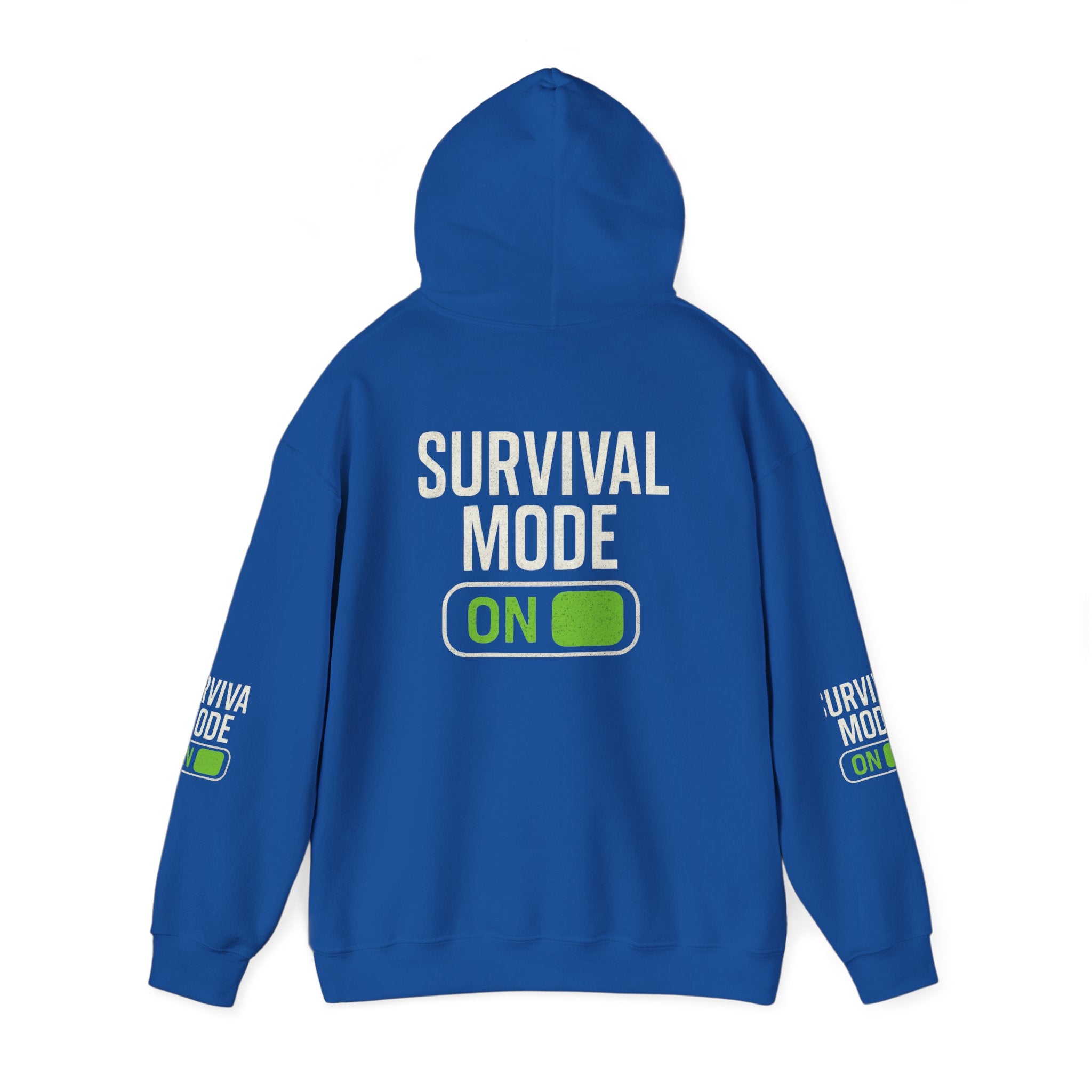 Survival Mode On Hoodie — Casual Graphic Pullover for Everyday Comfort