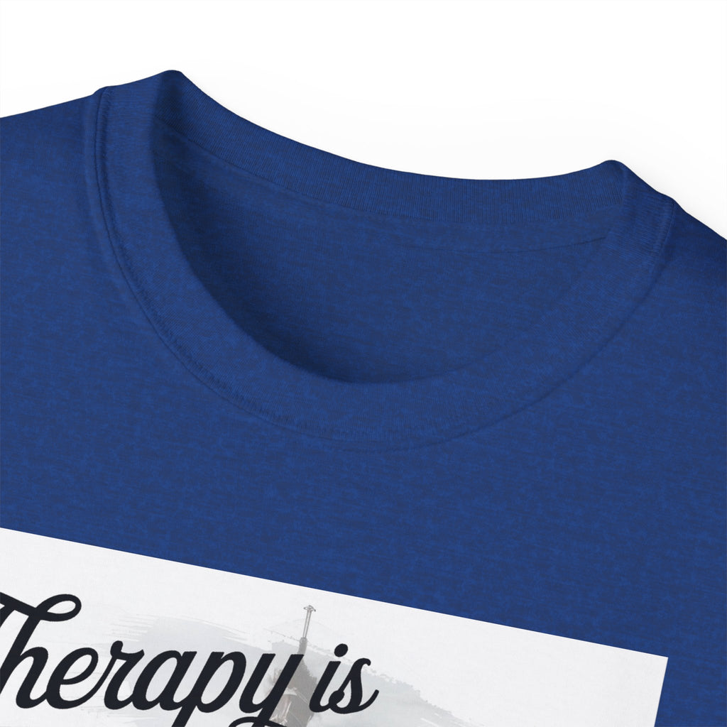 Fashion Quote Tee — "Therapy Is Temporary, Fashion Is Forever" Graphic T-Shirt