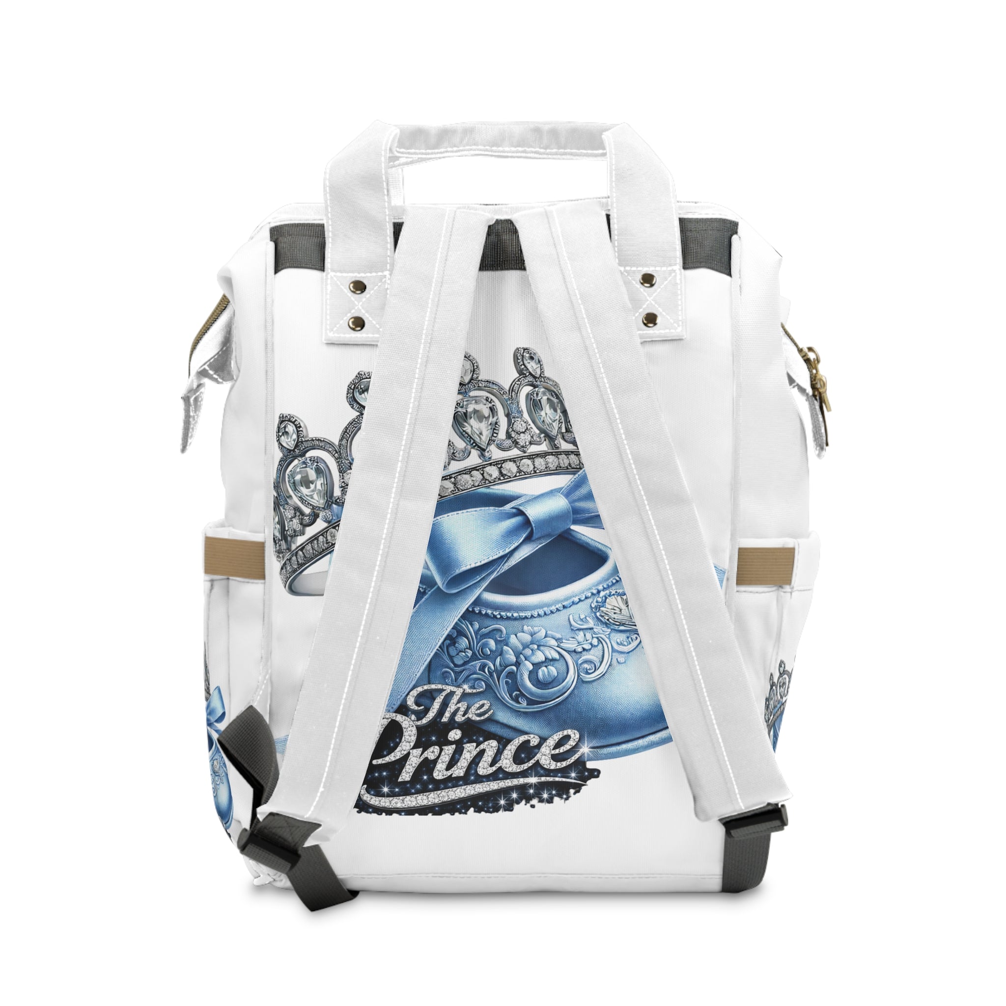The Prince Blue Crown Diaper Backpack