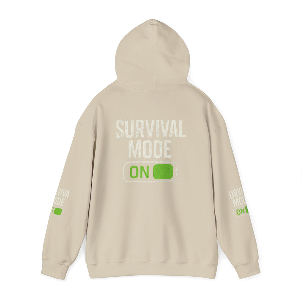 Survival Mode On Hoodie — Casual Graphic Pullover for Everyday Comfort