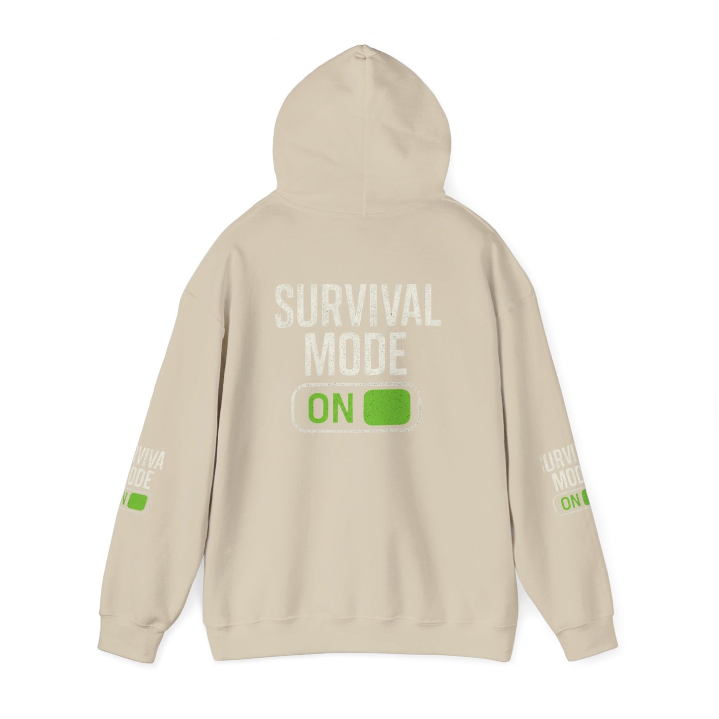 Survival Mode On Hoodie — Casual Graphic Pullover for Everyday Comfort
