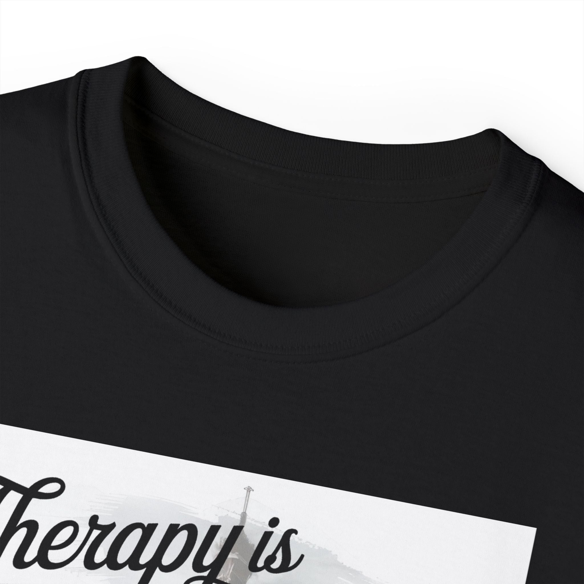 Fashion Quote Tee — "Therapy Is Temporary, Fashion Is Forever" Graphic T-Shirt