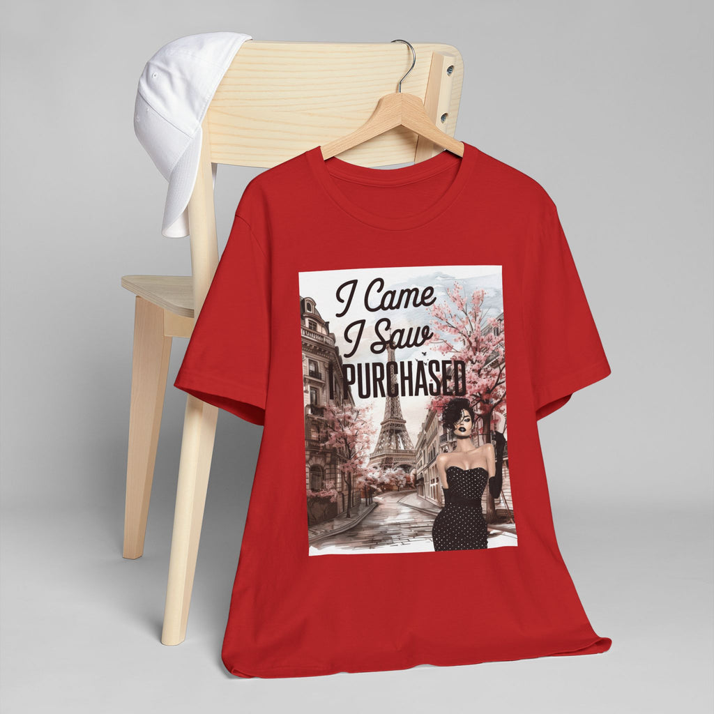 I Came I Saw Purchased Paris Fashion Tee